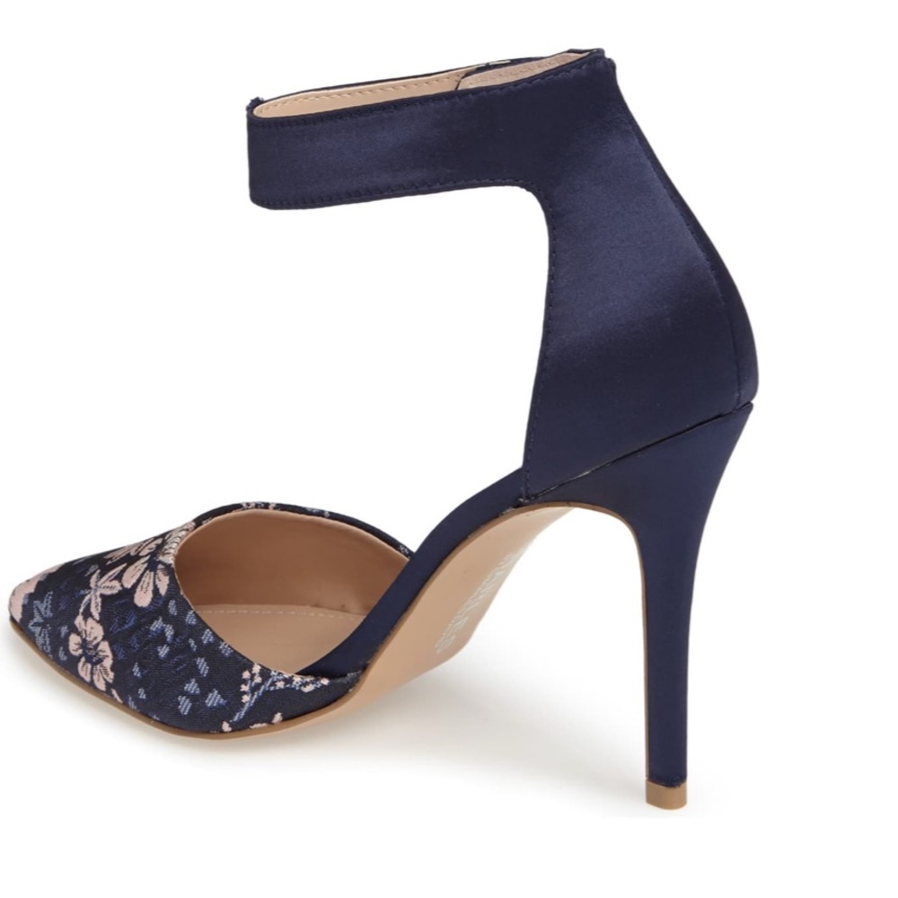NIB Floral Brocade Pointy Toe Stiletto Heel Pump - Picture 6 of 7